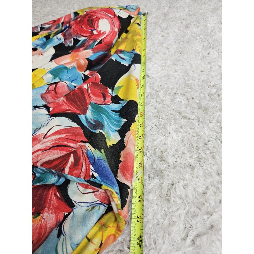 Vintage 80s Colorful Floral Blazer Jacket Small Artsy Abstract 80 90s Garden USA - Picture 6 of 10